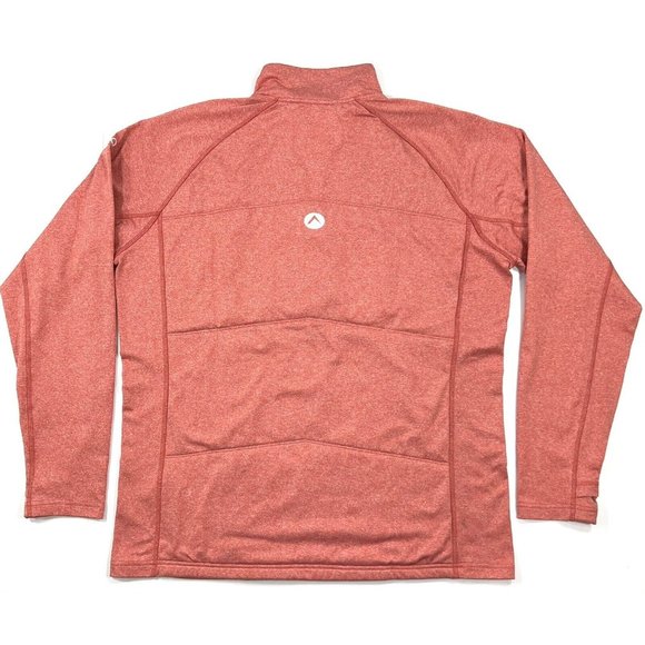 Oros Solarcore Half-Zip Insulated Jacket Mens XL Pullover Coral Orange - Picture 7 of 14